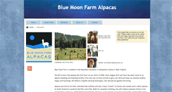 Desktop Screenshot of bluemoonfarmwv.com